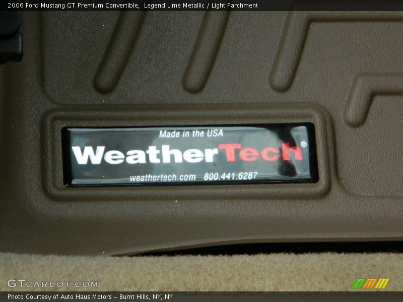 Legend Lime Metallic / Light Parchment 2006 Ford Mustang GT Premium Convertible