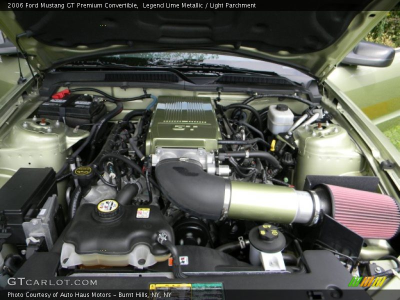 Legend Lime Metallic / Light Parchment 2006 Ford Mustang GT Premium Convertible