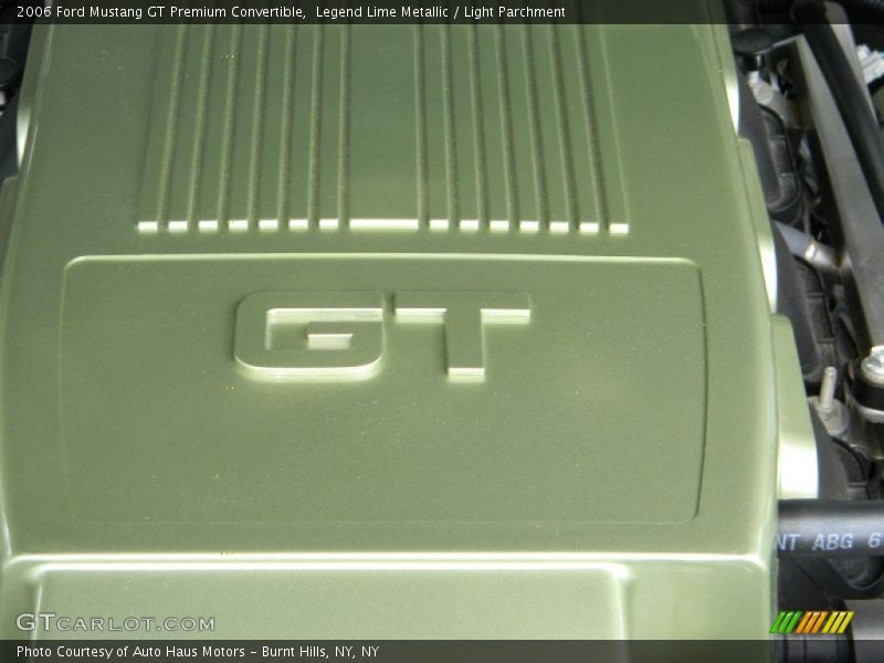 Legend Lime Metallic / Light Parchment 2006 Ford Mustang GT Premium Convertible