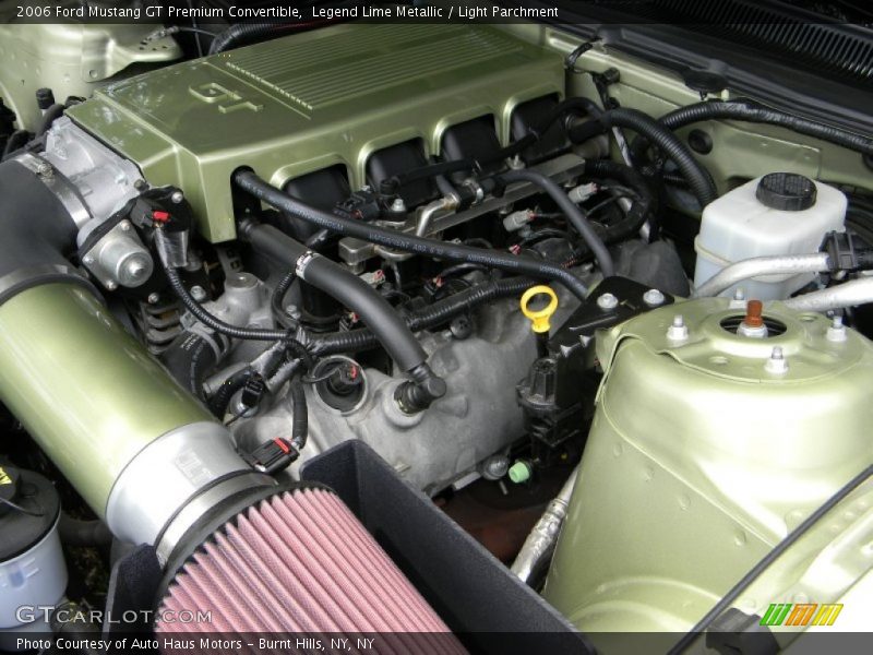 Legend Lime Metallic / Light Parchment 2006 Ford Mustang GT Premium Convertible