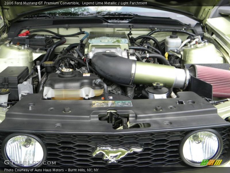 Legend Lime Metallic / Light Parchment 2006 Ford Mustang GT Premium Convertible