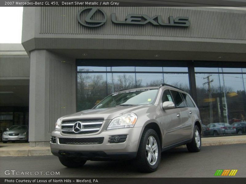 Desert Silver Metallic / Ash Grey 2007 Mercedes-Benz GL 450
