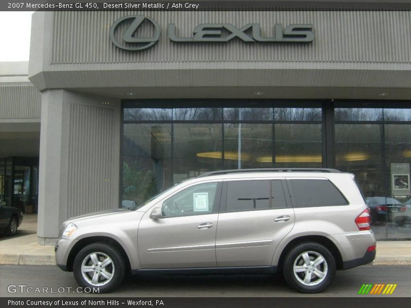 Desert Silver Metallic / Ash Grey 2007 Mercedes-Benz GL 450