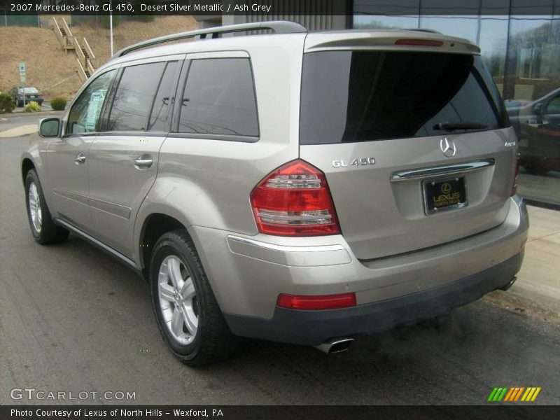 Desert Silver Metallic / Ash Grey 2007 Mercedes-Benz GL 450