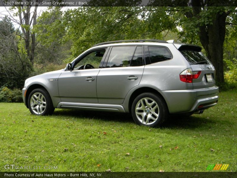 Silver Grey Metallic / Black 2007 BMW X3 3.0si