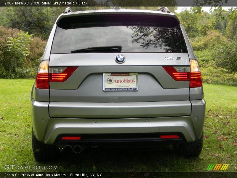 Silver Grey Metallic / Black 2007 BMW X3 3.0si