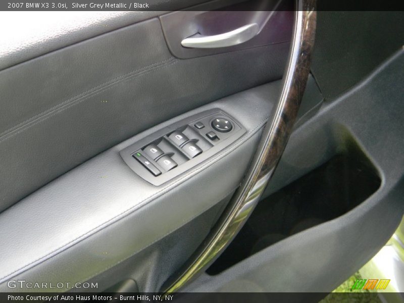 Silver Grey Metallic / Black 2007 BMW X3 3.0si