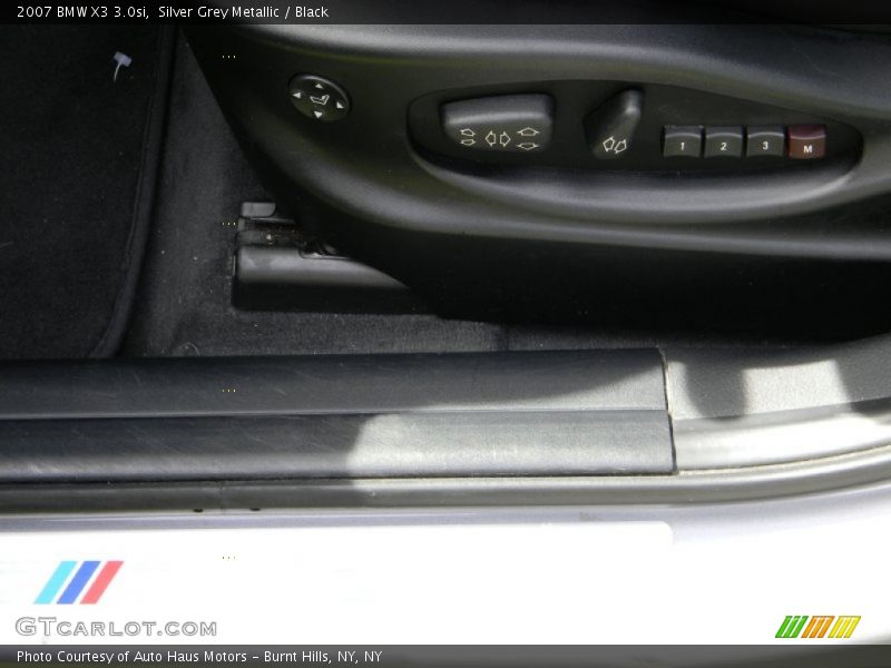 Silver Grey Metallic / Black 2007 BMW X3 3.0si
