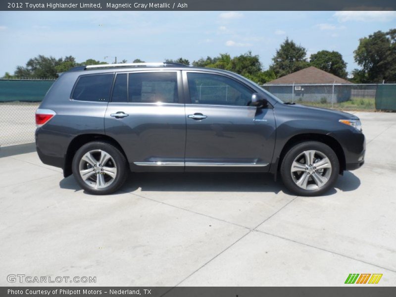 Magnetic Gray Metallic / Ash 2012 Toyota Highlander Limited