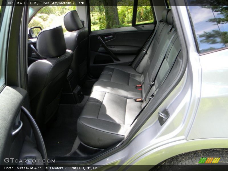 Silver Grey Metallic / Black 2007 BMW X3 3.0si