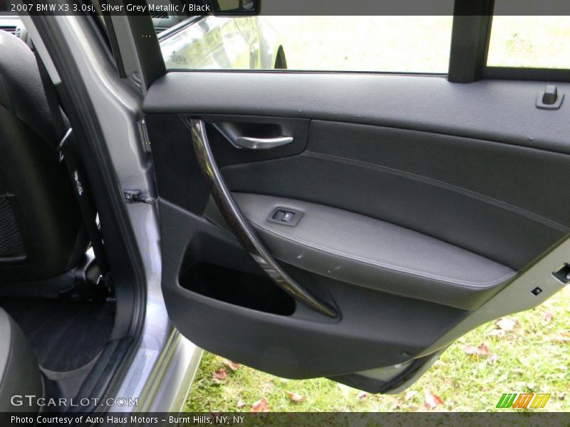 Silver Grey Metallic / Black 2007 BMW X3 3.0si