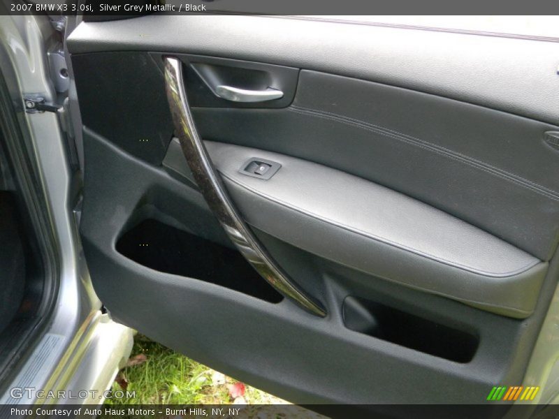 Silver Grey Metallic / Black 2007 BMW X3 3.0si