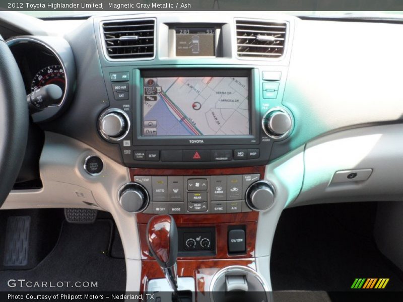 Magnetic Gray Metallic / Ash 2012 Toyota Highlander Limited