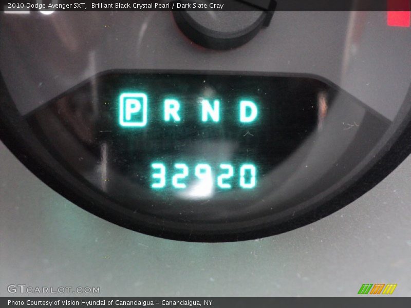Brilliant Black Crystal Pearl / Dark Slate Gray 2010 Dodge Avenger SXT