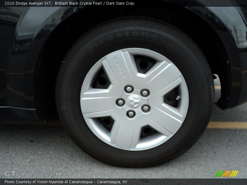 Brilliant Black Crystal Pearl / Dark Slate Gray 2010 Dodge Avenger SXT