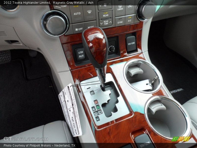 Magnetic Gray Metallic / Ash 2012 Toyota Highlander Limited