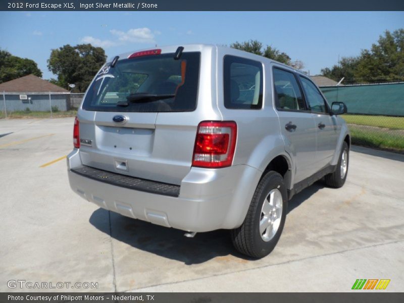 Ingot Silver Metallic / Stone 2012 Ford Escape XLS
