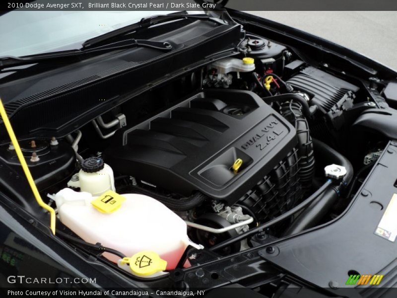 Brilliant Black Crystal Pearl / Dark Slate Gray 2010 Dodge Avenger SXT