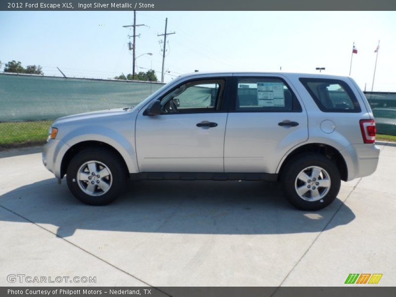 Ingot Silver Metallic / Stone 2012 Ford Escape XLS