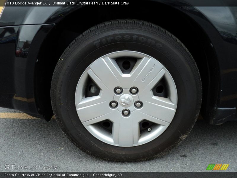 Brilliant Black Crystal Pearl / Dark Slate Gray 2010 Dodge Avenger SXT