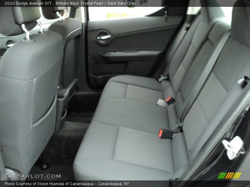 Brilliant Black Crystal Pearl / Dark Slate Gray 2010 Dodge Avenger SXT