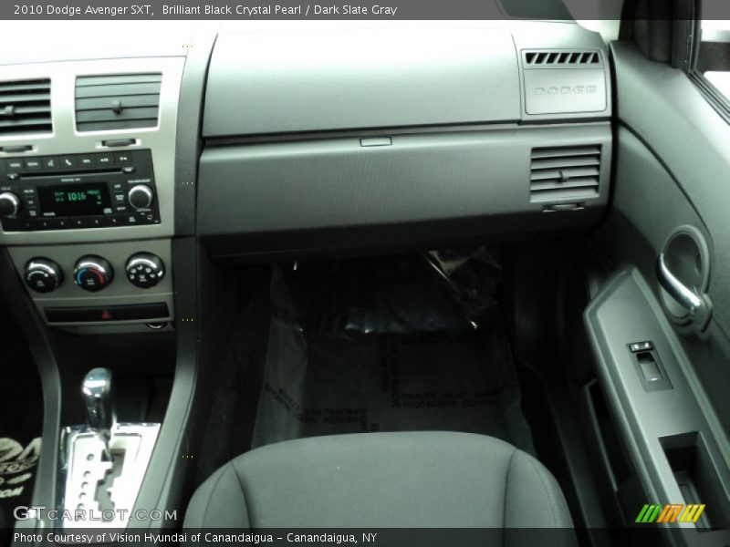 Brilliant Black Crystal Pearl / Dark Slate Gray 2010 Dodge Avenger SXT