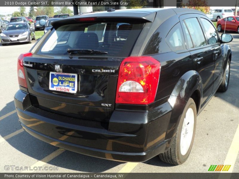 Brilliant Black Crystal Pearl / Dark Slate Gray 2010 Dodge Caliber SXT
