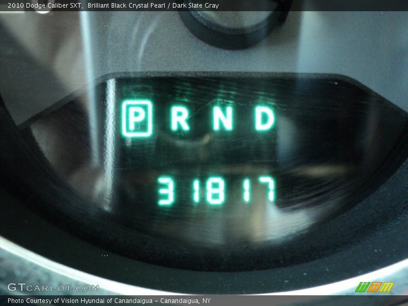 Brilliant Black Crystal Pearl / Dark Slate Gray 2010 Dodge Caliber SXT