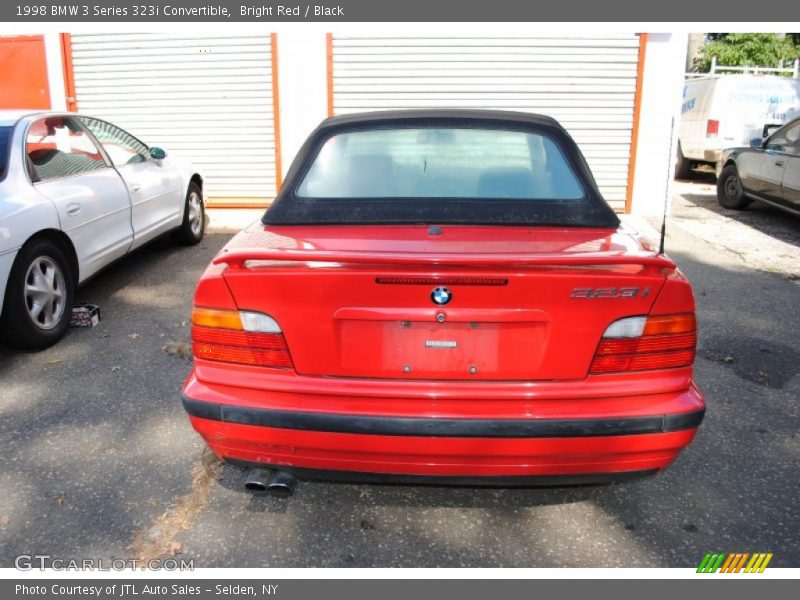 Bright Red / Black 1998 BMW 3 Series 323i Convertible