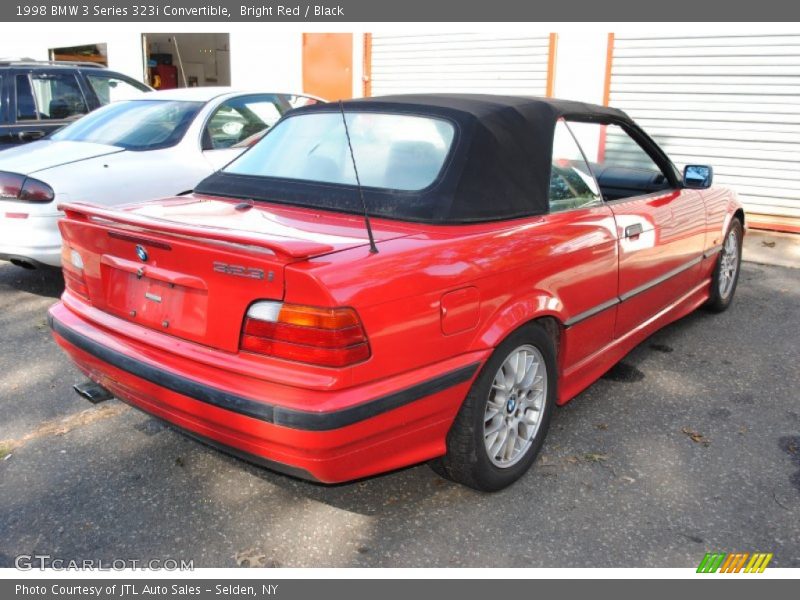 Bright Red / Black 1998 BMW 3 Series 323i Convertible