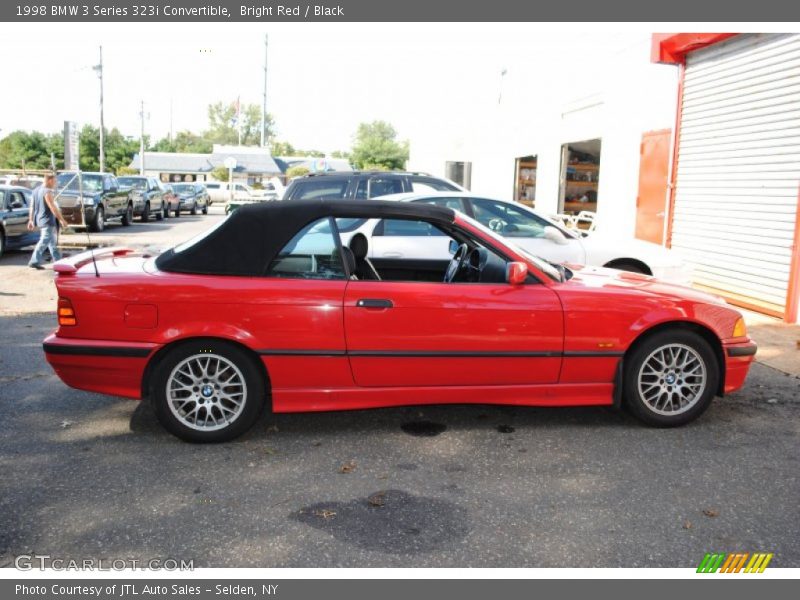 Bright Red / Black 1998 BMW 3 Series 323i Convertible