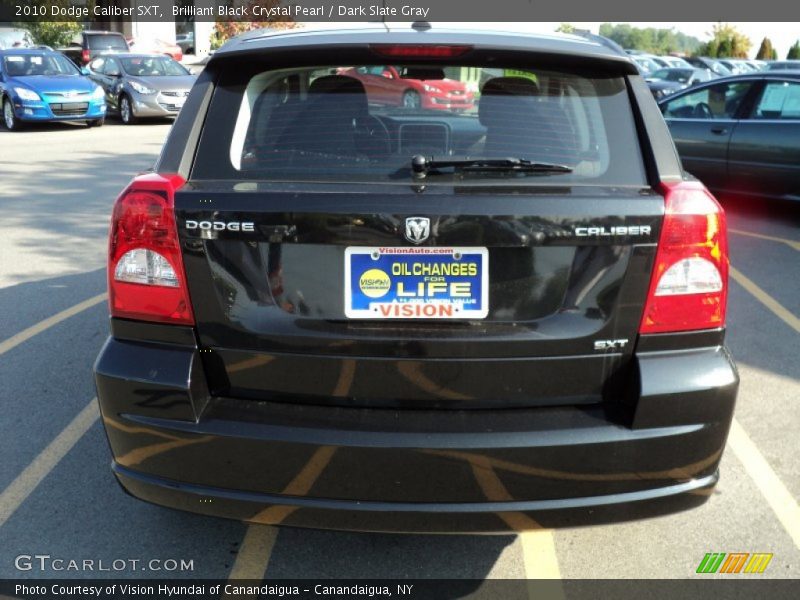 Brilliant Black Crystal Pearl / Dark Slate Gray 2010 Dodge Caliber SXT