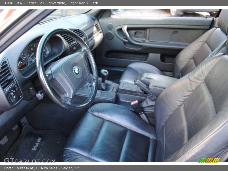 Bright Red / Black 1998 BMW 3 Series 323i Convertible