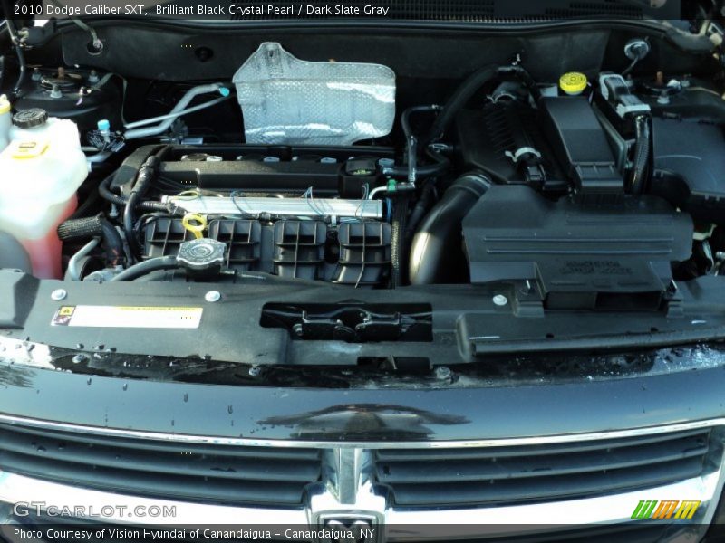 Brilliant Black Crystal Pearl / Dark Slate Gray 2010 Dodge Caliber SXT