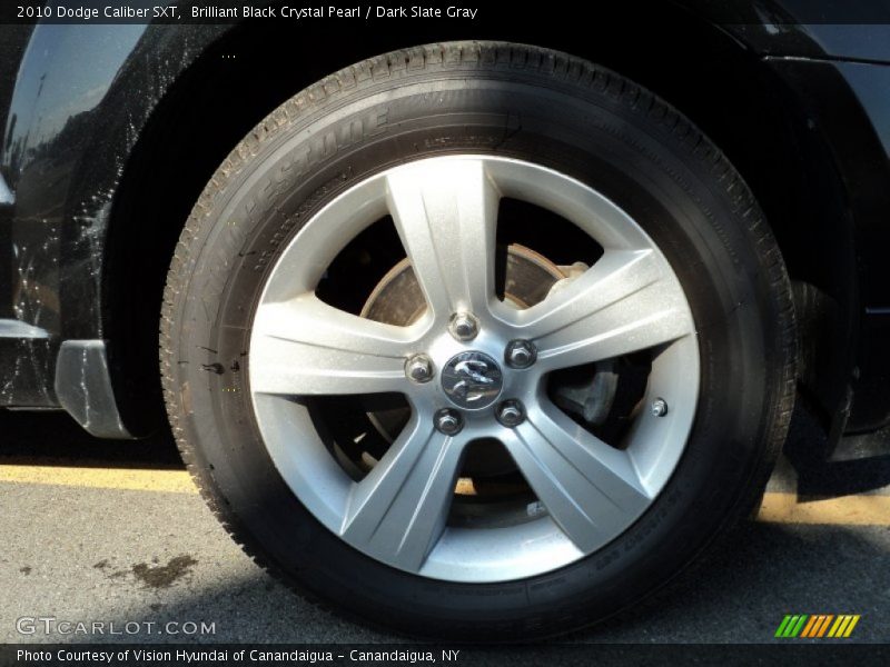 Brilliant Black Crystal Pearl / Dark Slate Gray 2010 Dodge Caliber SXT