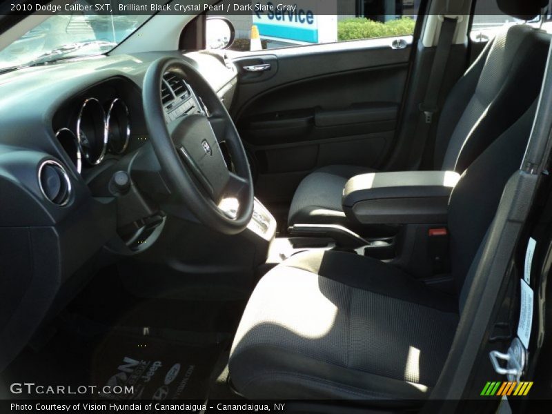 Brilliant Black Crystal Pearl / Dark Slate Gray 2010 Dodge Caliber SXT