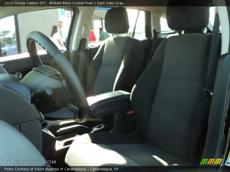 Brilliant Black Crystal Pearl / Dark Slate Gray 2010 Dodge Caliber SXT