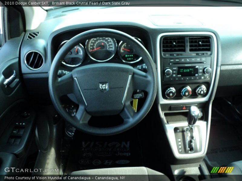 Brilliant Black Crystal Pearl / Dark Slate Gray 2010 Dodge Caliber SXT