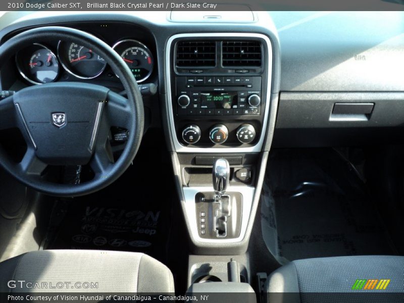 Brilliant Black Crystal Pearl / Dark Slate Gray 2010 Dodge Caliber SXT