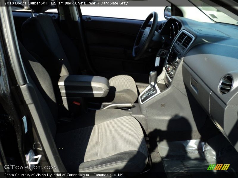 Brilliant Black Crystal Pearl / Dark Slate Gray 2010 Dodge Caliber SXT