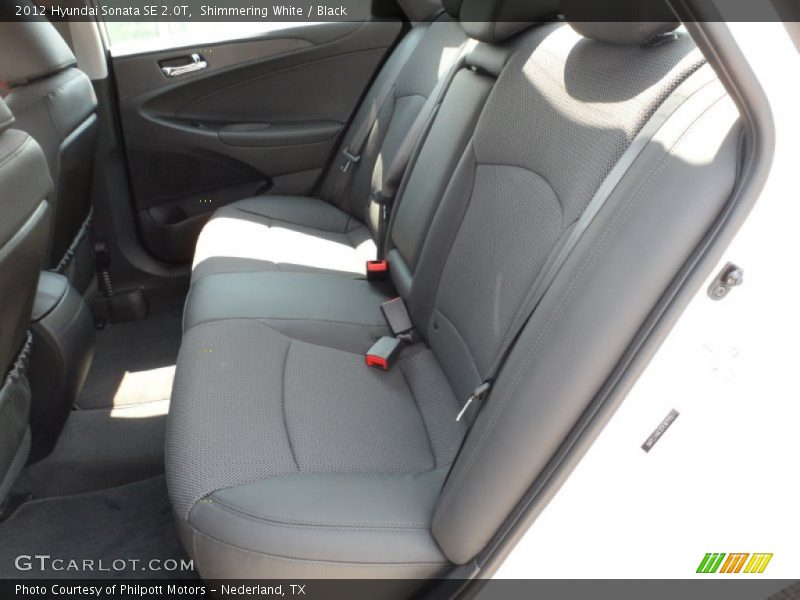  2012 Sonata SE 2.0T Black Interior