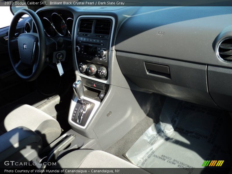 Brilliant Black Crystal Pearl / Dark Slate Gray 2010 Dodge Caliber SXT