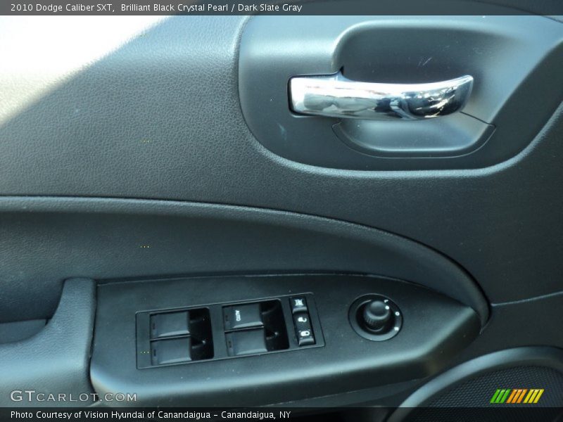 Brilliant Black Crystal Pearl / Dark Slate Gray 2010 Dodge Caliber SXT