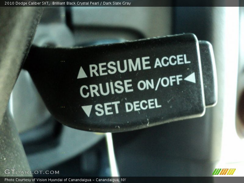 Brilliant Black Crystal Pearl / Dark Slate Gray 2010 Dodge Caliber SXT