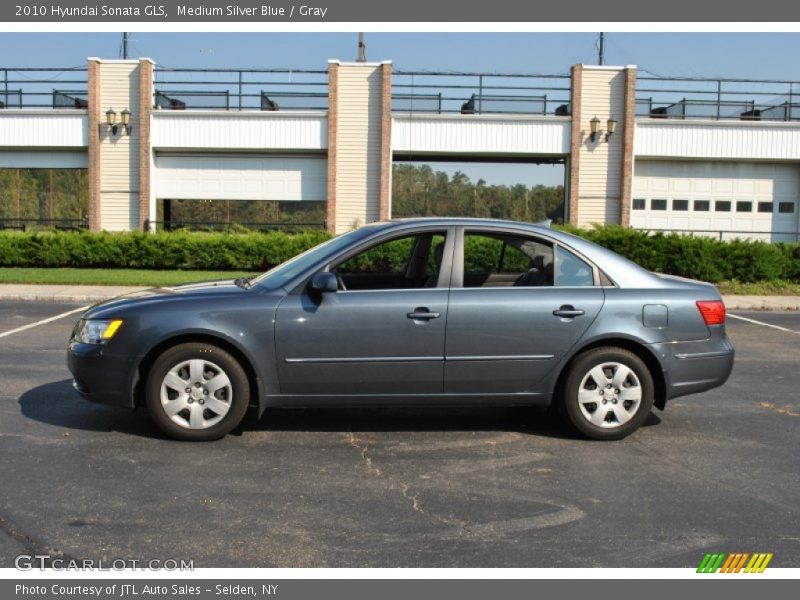 Medium Silver Blue / Gray 2010 Hyundai Sonata GLS