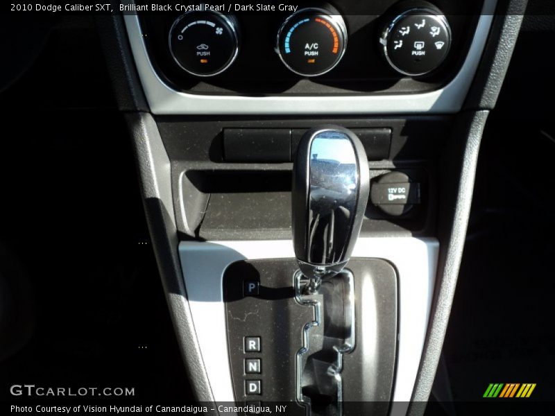 Brilliant Black Crystal Pearl / Dark Slate Gray 2010 Dodge Caliber SXT