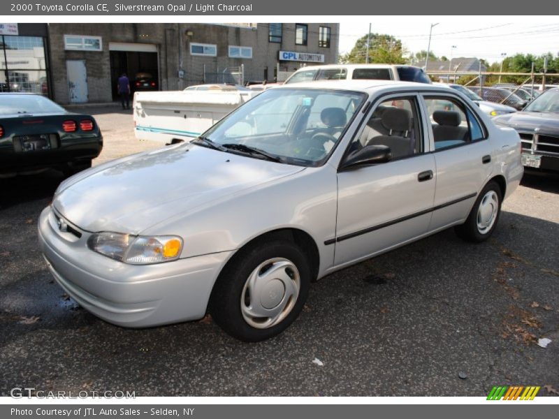 Silverstream Opal / Light Charcoal 2000 Toyota Corolla CE