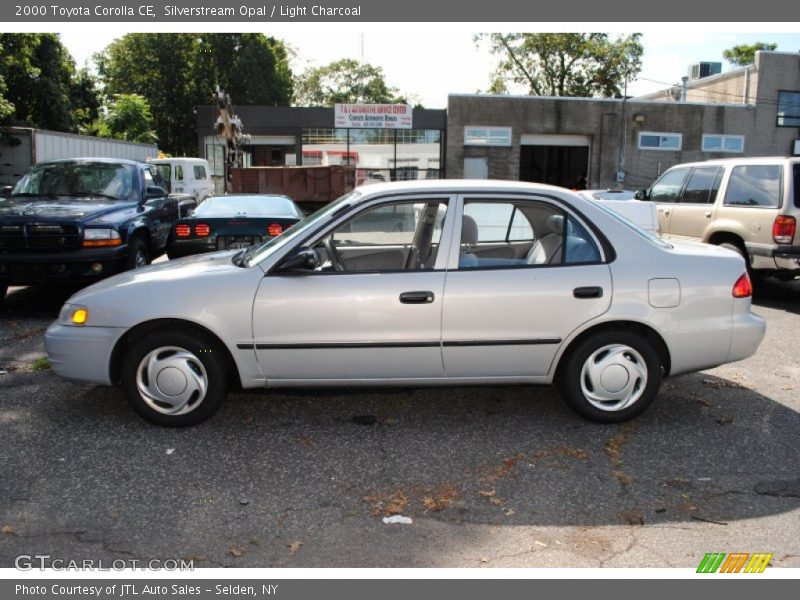 Silverstream Opal / Light Charcoal 2000 Toyota Corolla CE
