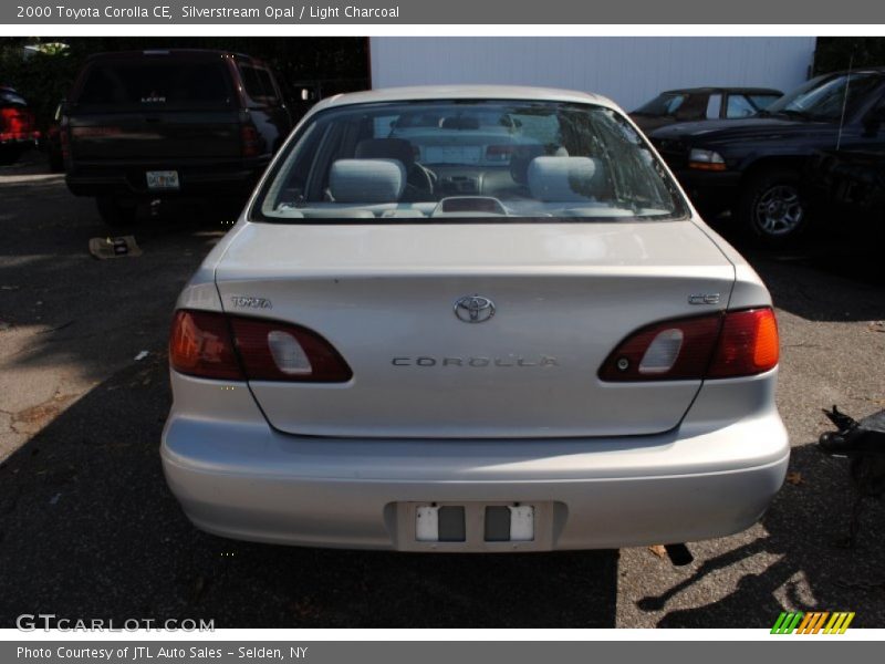 Silverstream Opal / Light Charcoal 2000 Toyota Corolla CE
