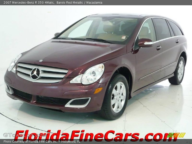 Barolo Red Metallic / Macadamia 2007 Mercedes-Benz R 350 4Matic